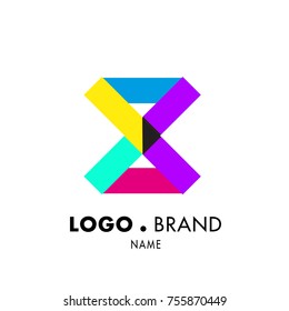 Simple Geometric Corporate Logo Design