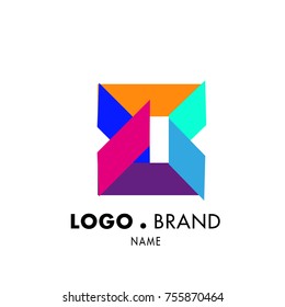 Simple Geometric Corporate Logo Design