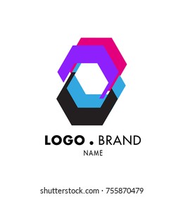 Simple Geometric Corporate Logo Design