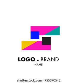 Simple Geometric Corporate Logo Design