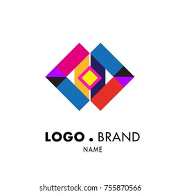 Simple Geometric Corporate Logo Design