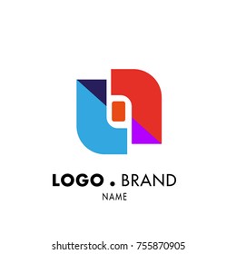 Simple Geometric Corporate Logo Design