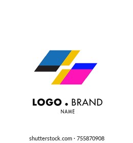 Simple Geometric Corporate Logo Design