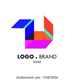 Simple Geometric Corporate Logo Design