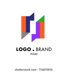 Simple Geometric Corporate Logo Design