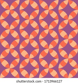 Simple geometric design. Contrast abstract seamless pattern for textile, wallpaper, wrapping paper, prints, surface design, web background or another accent etc.