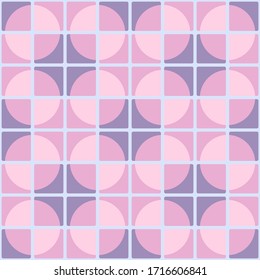 Simple geometric design. Elliptical contrast seamless pattern for textile, wallpaper, wrapping paper, prints, surface design, web background or another accent etc.