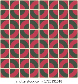 Simple geometric design. Elliptical contrast seamless pattern for textile, wallpaper, wrapping paper, prints, surface design, web background or another accent etc.