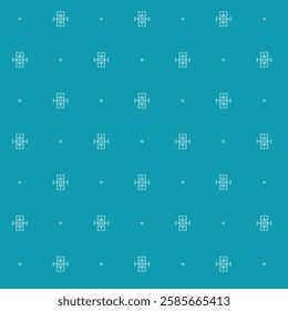Simple geometric design seamless pattern, modern continuously background, abstract white and blue. Embroidery stitch, Folk motif, decorative, wallpaper, textile, wrapping, concept.