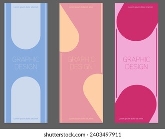 Diseño geométrico sencillo. Plantilla para banner, afiche, volante, portada y diseño creativo