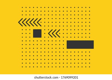 Simple geometric design, vector background.