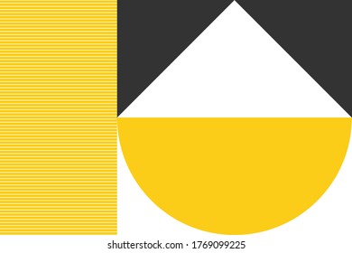 Simple geometric design, vector background.