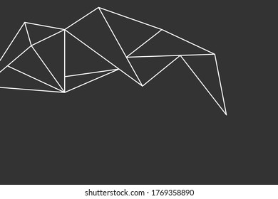 Simple geometric design, vector background.