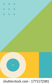 Simple geometric design, vector background.