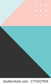 Simple geometric design, vector background.