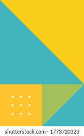 Simple geometric design, vector background.