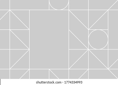 Simple geometric design, vector background.