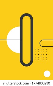 Einfaches geometrisches Design, Vektorhintergrund.