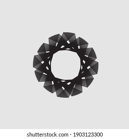vector de diseño geométrico simple. ornamento geométrico 