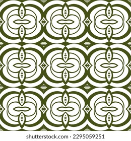 A simple geometric fabric illustration with a seamless nature background design would make a beautiful textile for a home d�cor project.