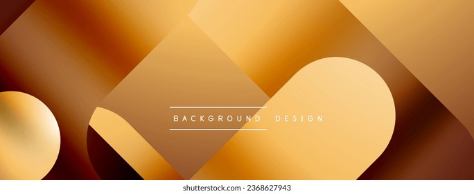 Simple geometric forms - dynamic geometric abstract background. Visual symphony of shapes and lines design for wallpaper, banner, background, landing page, wall art, invitation, prints, posters