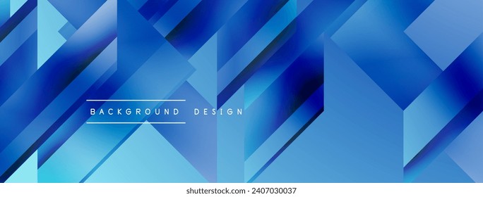 Simple geometric forms - dynamic geometric abstract background. Visual symphony of shapes and lines design for wallpaper, banner, background, landing page, wall art, invitation, prints, posters