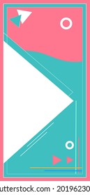 simple geometric graphic layered background image, use it as your wallpaper, poster and banner design