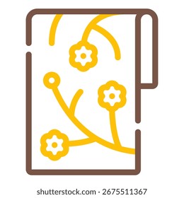 Simple geometric illustration of silk textile pattern for web, app, infographic, etc
