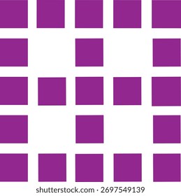 Simple geometric image consisting of violet squares arranged in a grid. The file is used on various, specifically one used in railway diagrams. A route, such as tracks, stations, and junctions.