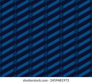 Simple geometric line shape pattern abstract motif classic blue minimal background. Repeating tiny small element modern fabric design textile swatch ladies dress, man scarf, shirt all over print block