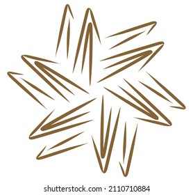 simple geometric logo design and natural color