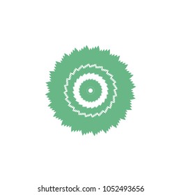Simple geometric logo template. Modern business icon. Hexagon round ornament. Vector symbols, emblems, element and logotypes.