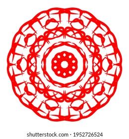 simple geometric mandala design .