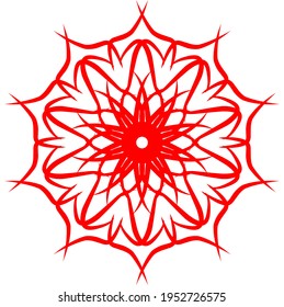 simple geometric mandala design .