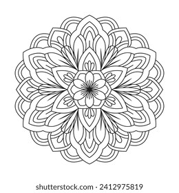  Simple geometric mandala logotype design 