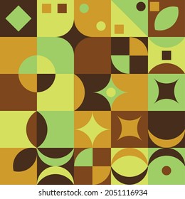 diseño de fondo de memphis geométrico simple