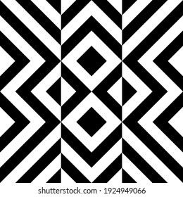 simple geometric modern pattern. black and white color.