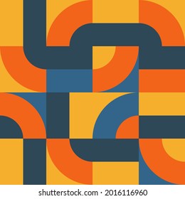 simple geometric modern pattern. yellow and orange color.