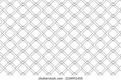 Simple geometric monochrome vector pattern. Garments and textile pattern. Fashionable and Stylish design.