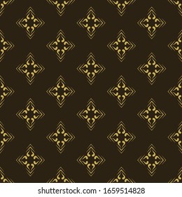 Simple geometric patter | Background wallpaper | Seamless pattern in retro style. Vector graphic