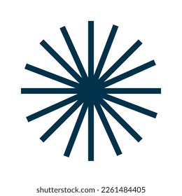 Simple geometric pattern Flat abstract design. Vector illustration