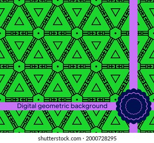 Simple geometric pattern. Seamless pattern background. Abstract geometric background. For tablecloths, clothes, shirts, dresses, paper, bedding, blankets. Vector illustration