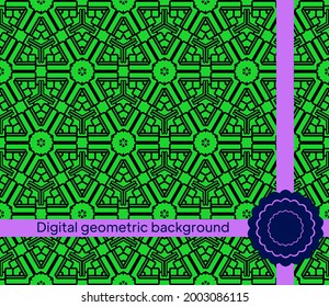 Simple geometric pattern. Seamless pattern background. Abstract geometric background. For tablecloths, clothes, shirts, dresses, paper, bedding, blankets. Vector illustration