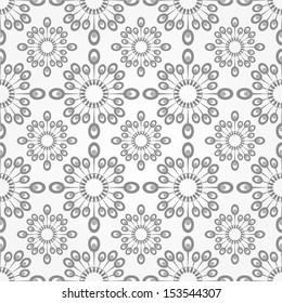 Simple geometric pattern. Seamless vector background.Gray, white texture.