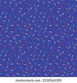 Simple geometric pattern with small chaotic lines. Seamless vector with lines. Hand drawn creative background
