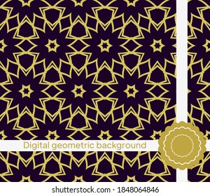 Simple geometric pattern. Vector illustration.