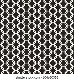 Simple geometric pattern vector seamless. Polygonal grid texture. Monochrome abstract line web background. 