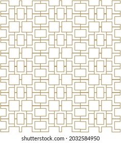 simple geometric pattren sameless vector background with lines, white and gold texture