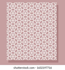 Simple geometric pink seamless vector pattern repeating