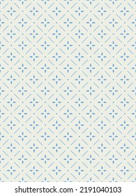 Simple geometric print block for fabric clothes , home textile, interior wallpaper. Seamless pattern design. Vector illustration. 